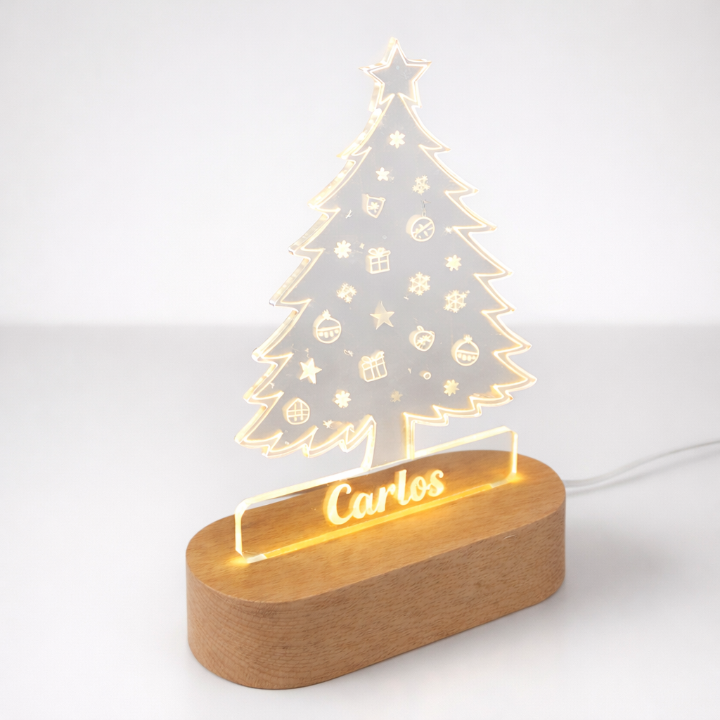 Lampara personalizada con nombre