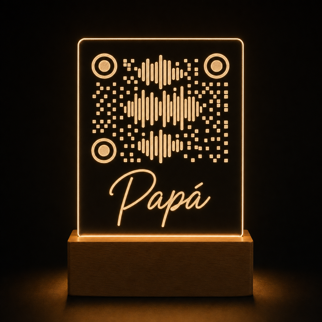 Lámpara Spotify para papá vuestra canción personalizada LED