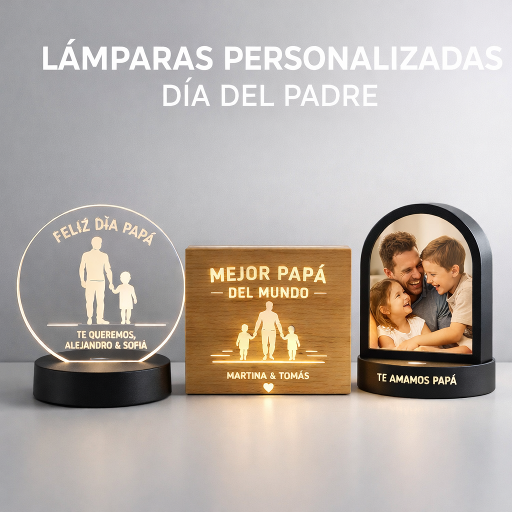 Lámparas Día del Padre Personalizadas