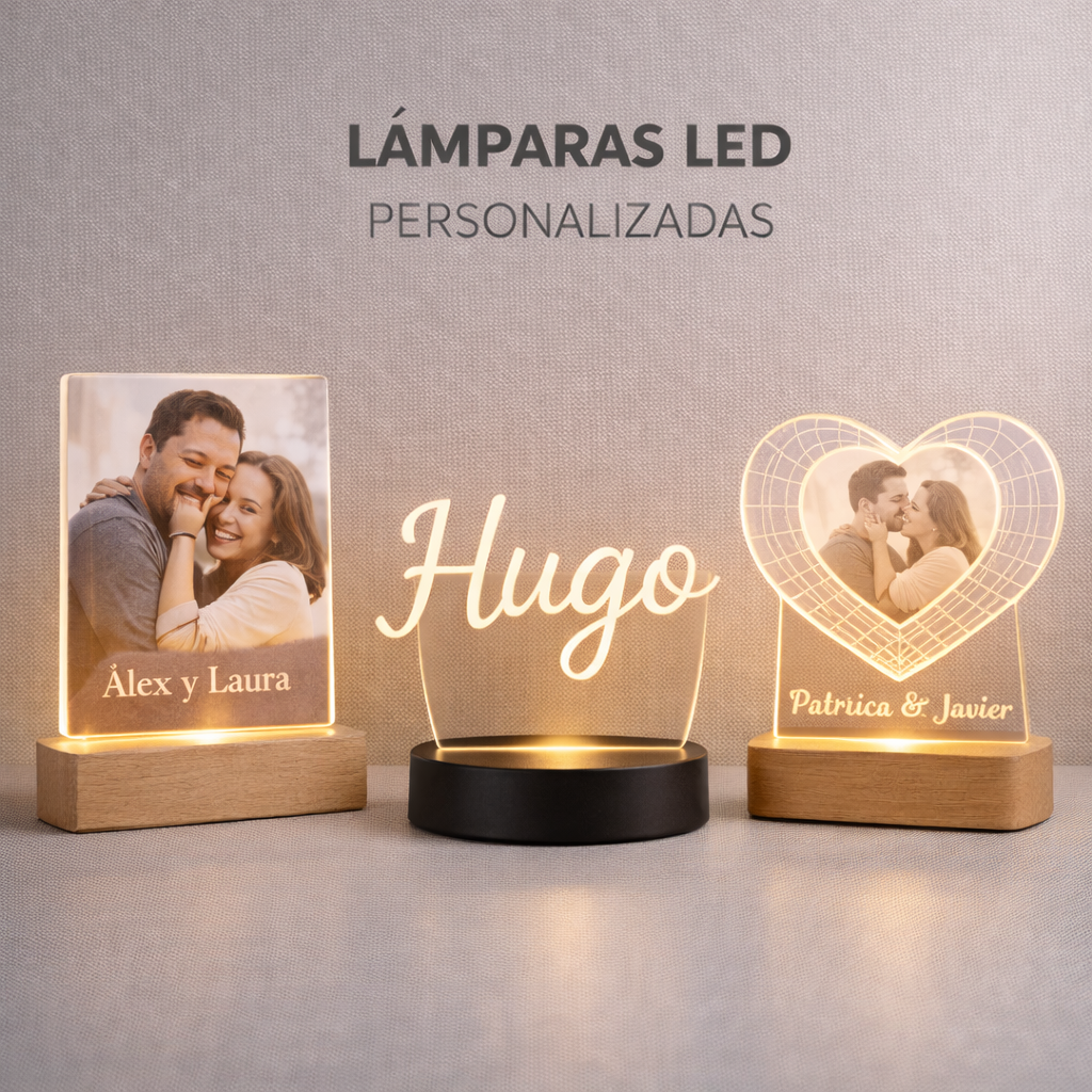 Lámparas LED Personalizadas