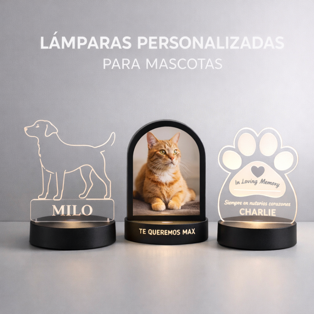 Lámparas Personalizadas de Mascota