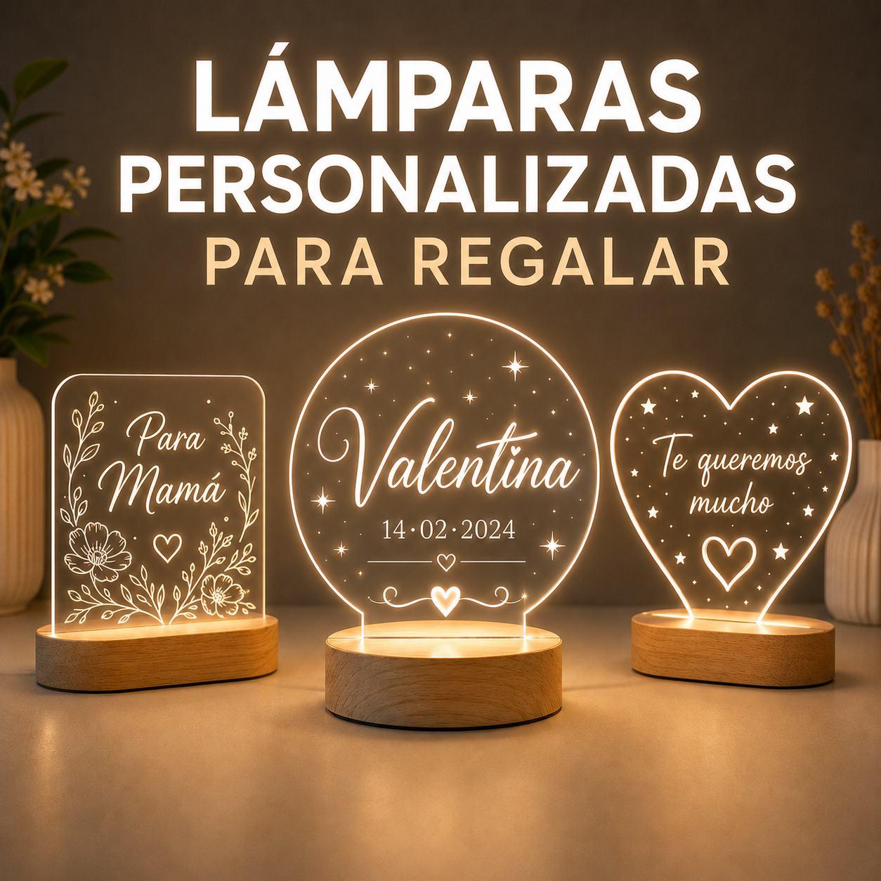 Lámparas Personalizadas para Regalar