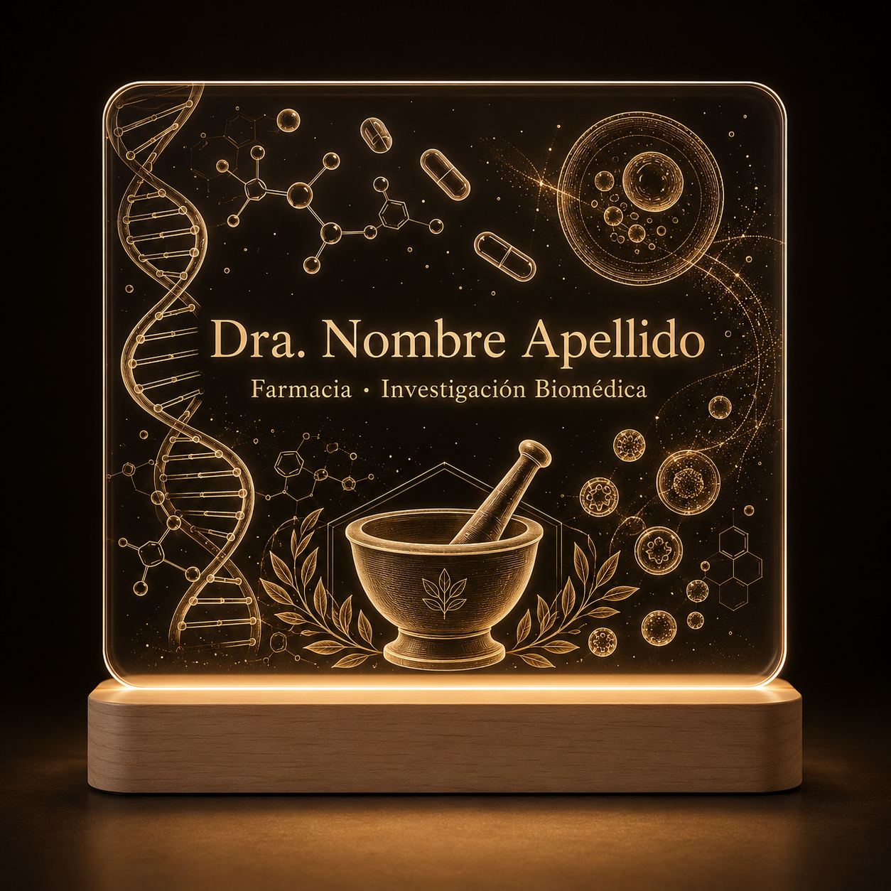 Lámpara investigación farmacéutica personalizada LED