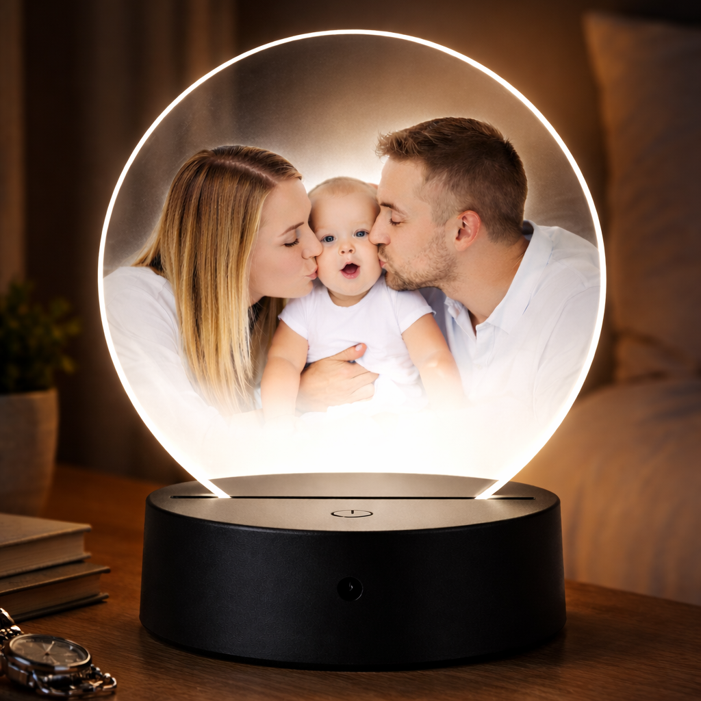 Lampara personalizada con foto