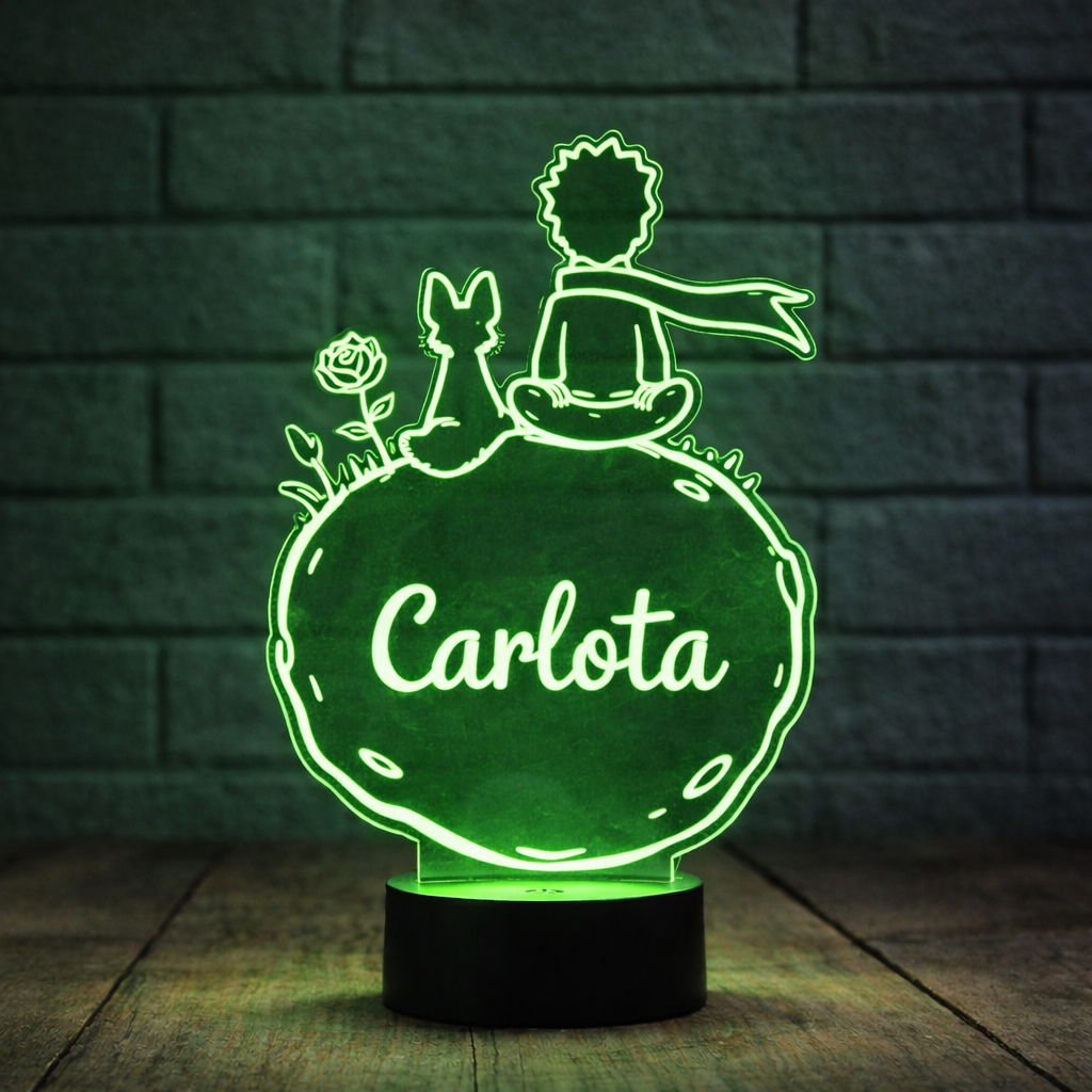 Lampara personalizada con nombre