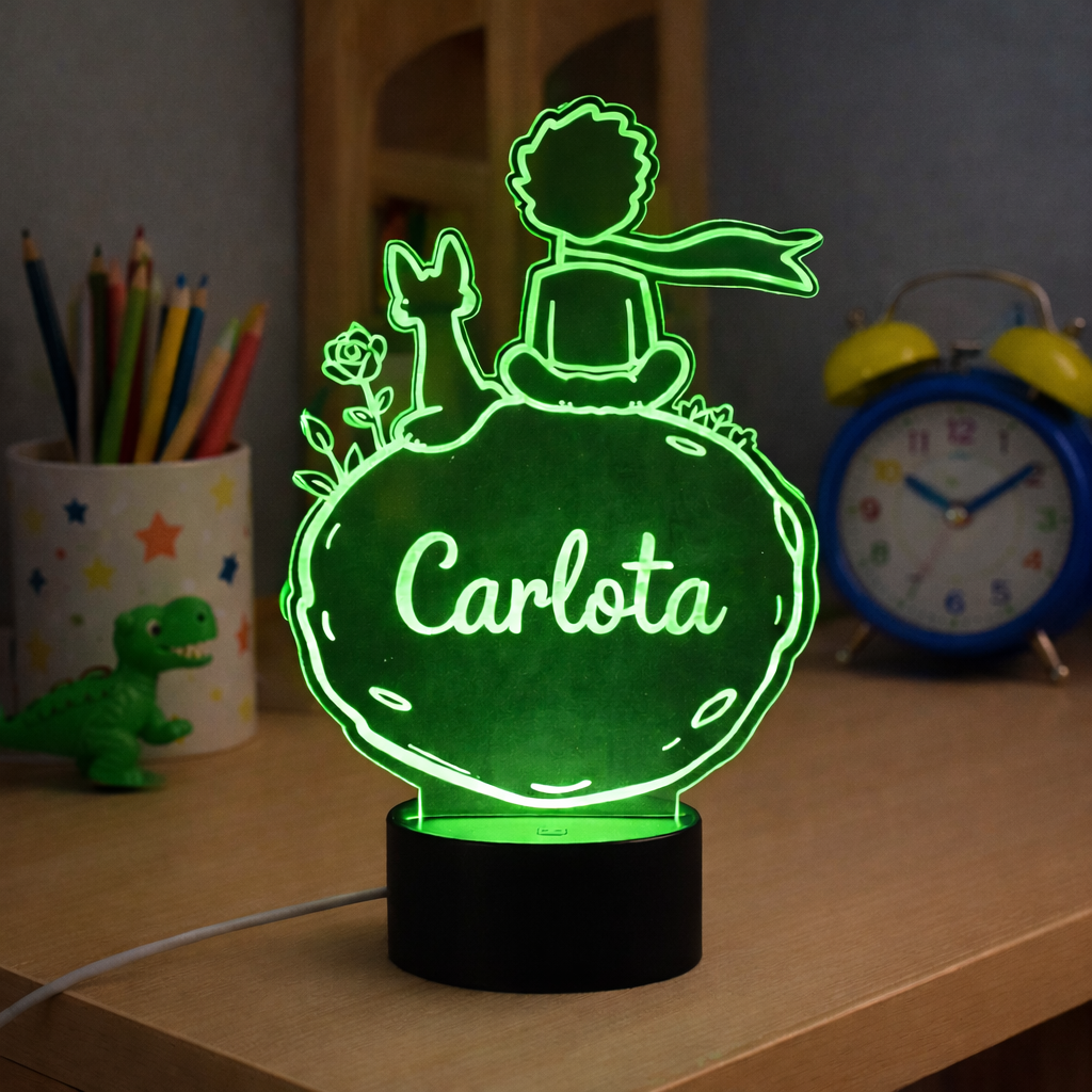 Lampara personalizada con nombre