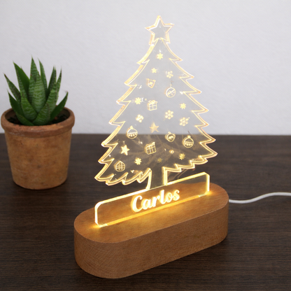 Lampara personalizada con nombre