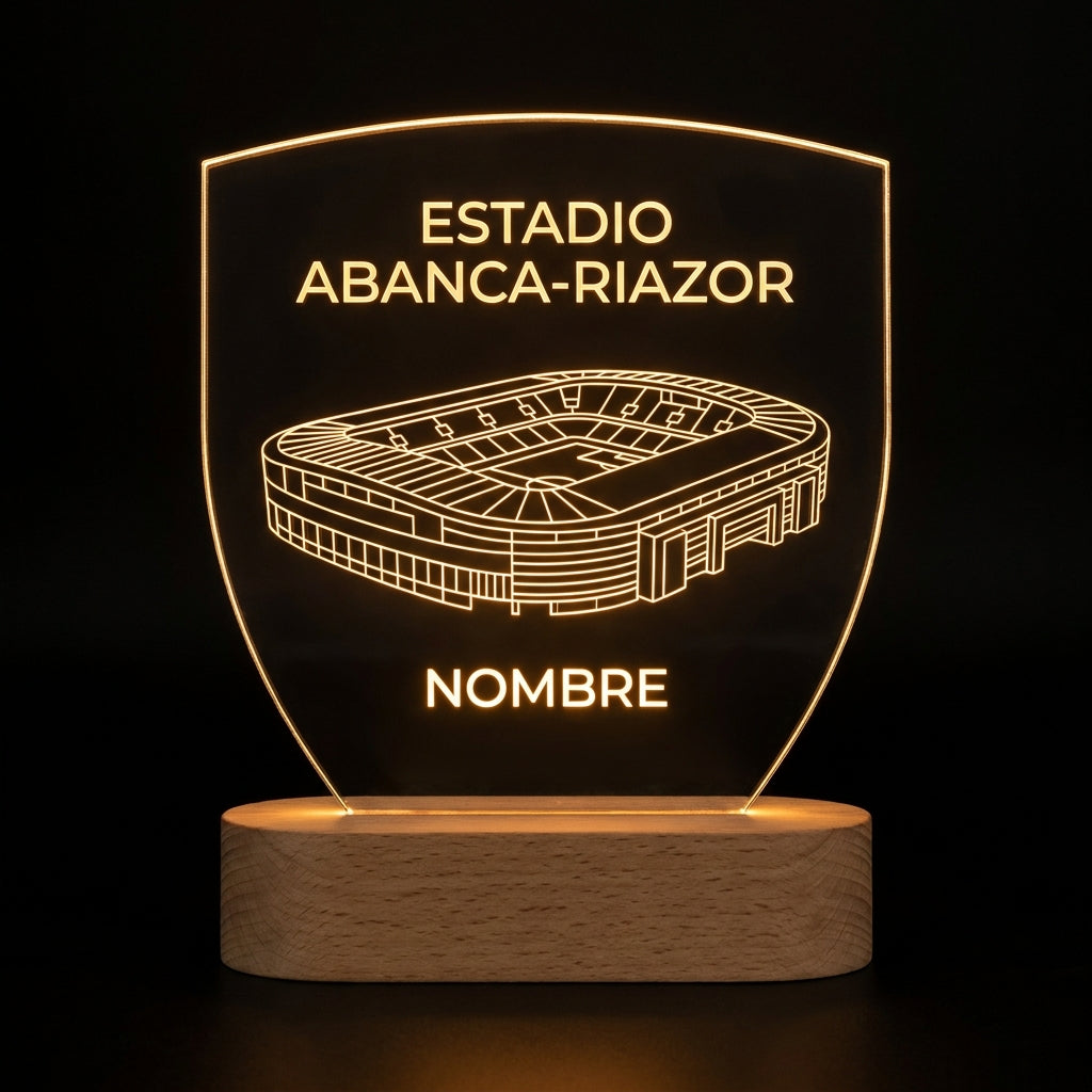Lámpara estadio Abanca-Riazor RC Deportivo personalizada
