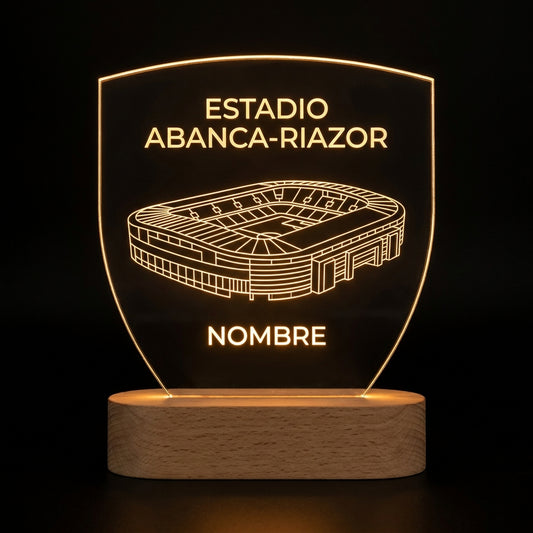 Lámpara estadio Abanca-Riazor RC Deportivo personalizada