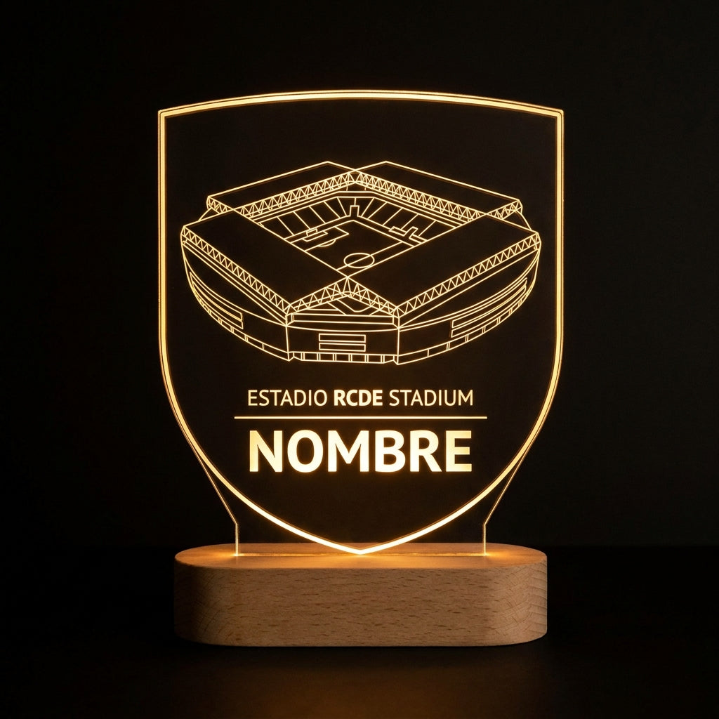 Lámpara RCDE Stadium RCD Espanyol personalizada